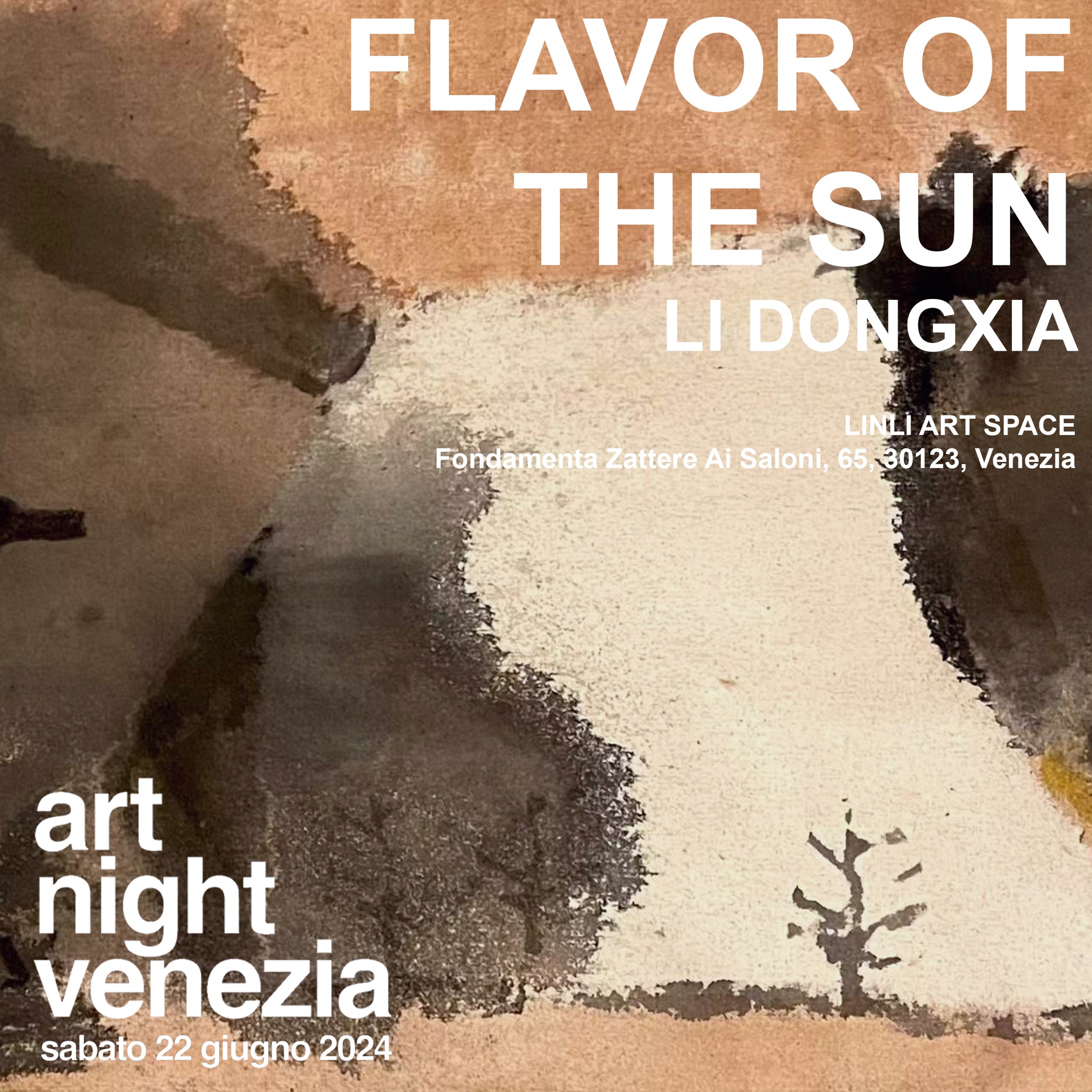 FLAVOR OF THE SUN — Art Night Venezia, 22 June 2024 poster